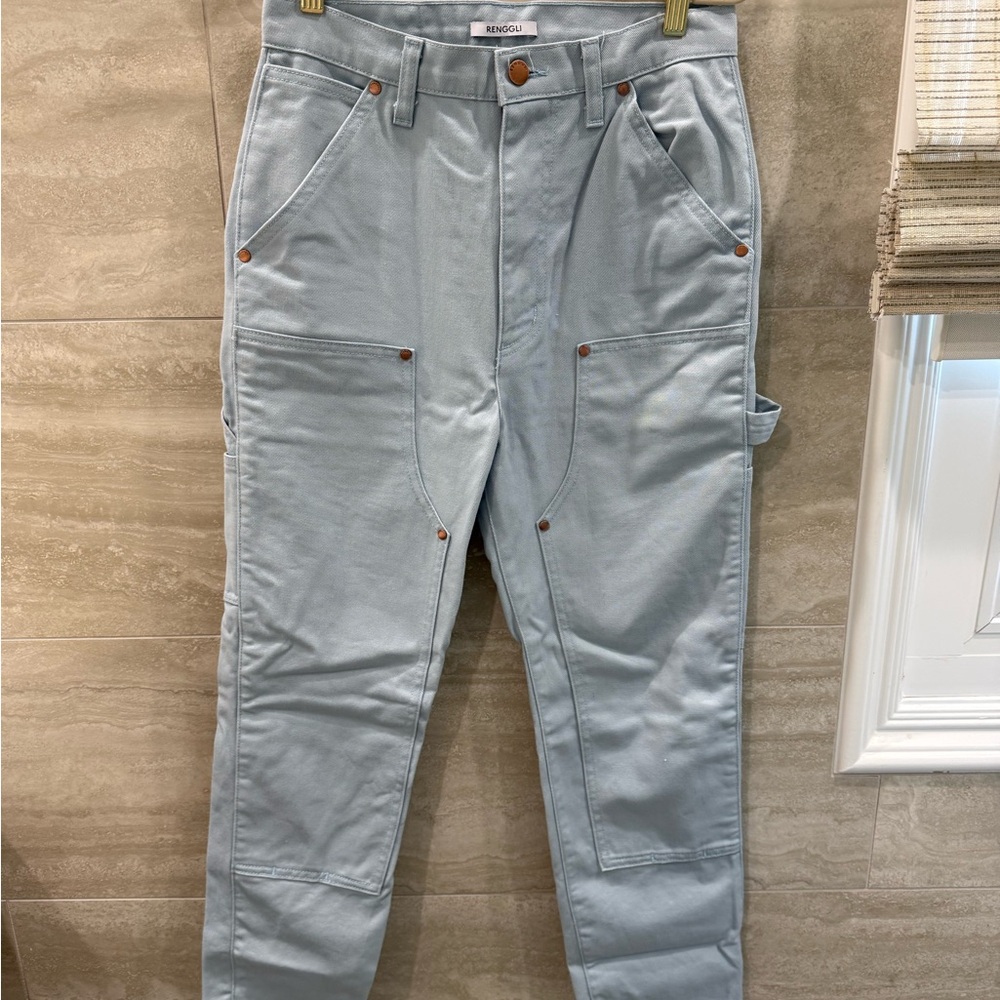 RENGGLI Blue Workwear Jeans size 25 Brand New